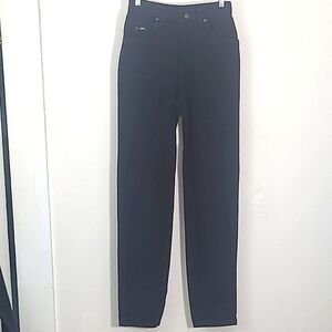 Vintage Lee Jeans Black 100% Cotton Denim high-waisted rise